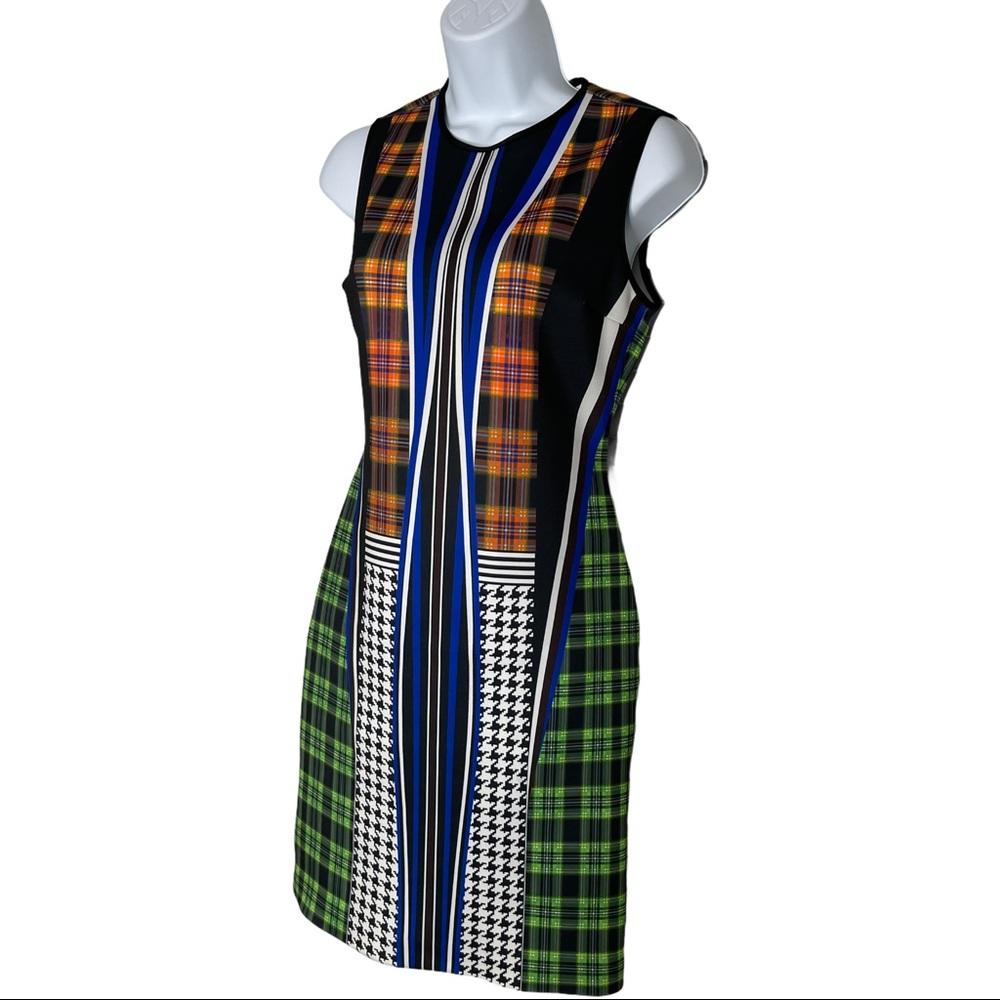 NWT CLOVER CANYON MULTICOLOR DUBLIN NEOPRENE DRESS - Picture 5 of 14